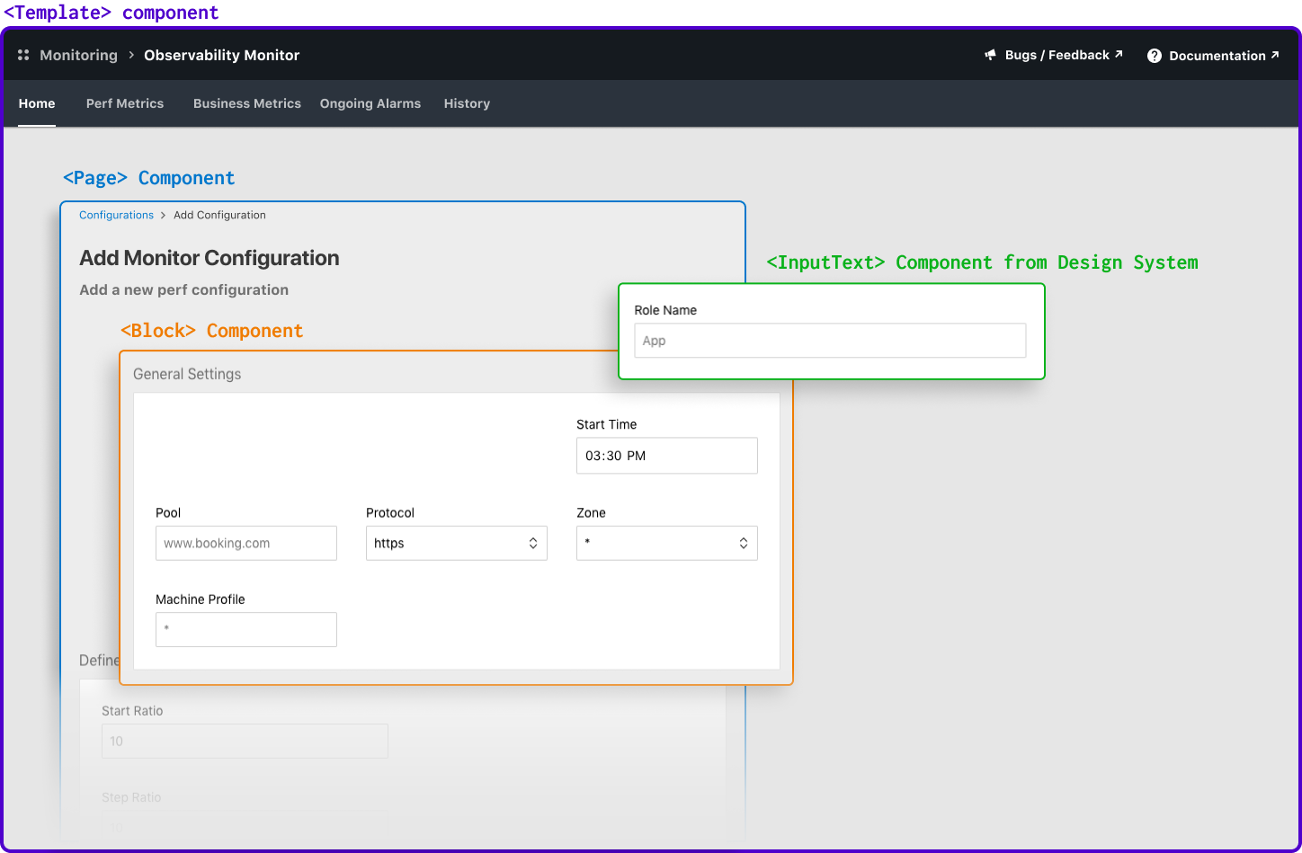 Infra components documentation